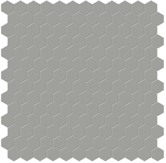 1" Taupe Matte Hex Mosaic | Tiles By Kia