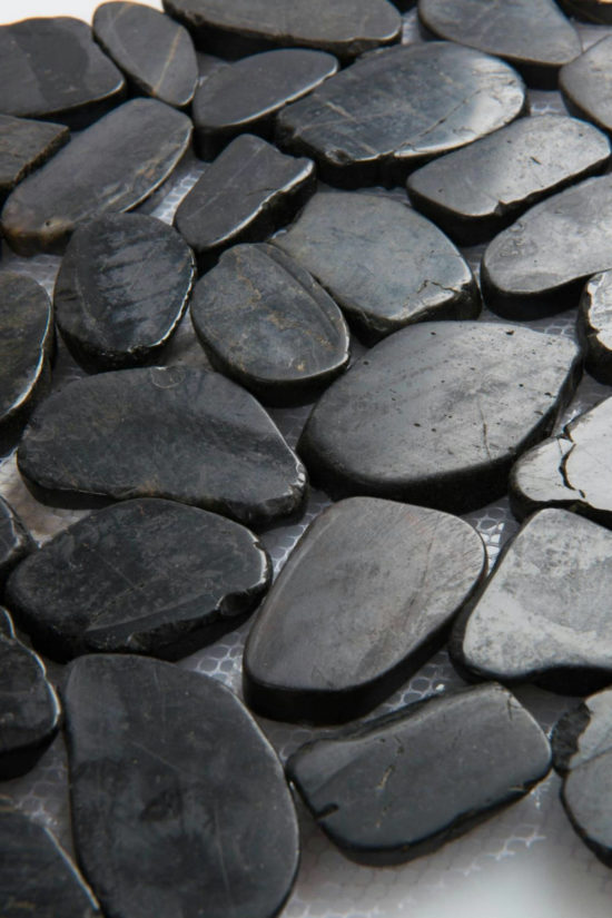 12X12 Flat Tahitian Black | Tiles By Kia