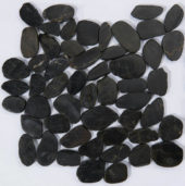 12X12 Flat Tahitian Black | Tiles By Kia