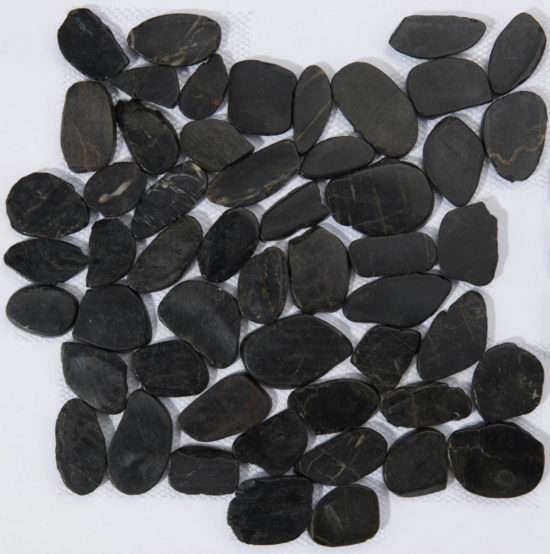 12X12 Flat Tahitian Black | Tiles By Kia