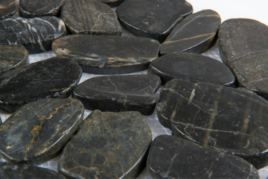 12X12 Flat Tahitian Black | Tiles By Kia
