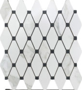 13x15 Calacatta Esagona Mosaic | Tiles By Kia