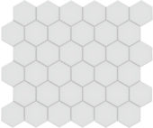 2" Gallery Grey Matte Hex Mosaic | Tiles By Kia