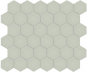 2" Soft Sage Matte Hex Mosaic | Tiles By Kia