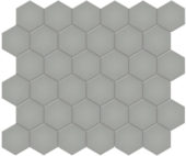2" Taupe Matte Hex Mosaic | Tiles By Kia