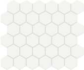 2" White Matte Hex Mosaic | Tiles By Kia