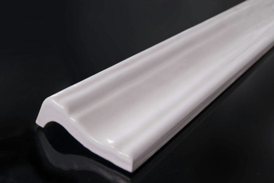 2X12 White Chair Rail | Tiles By Kia