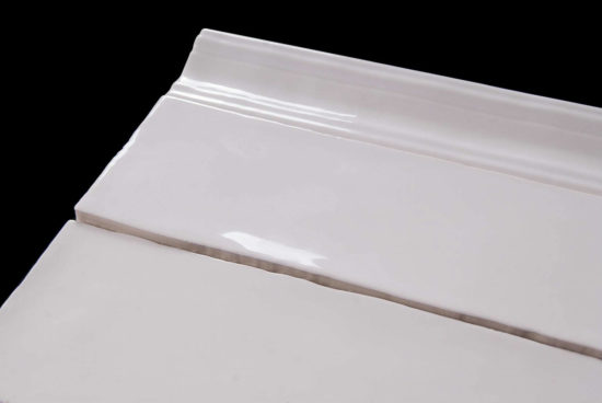 2X12 White Chair Rail | Tiles By Kia