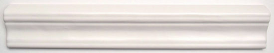 2X12 White Matte Chair Rail | Tiles By Kia