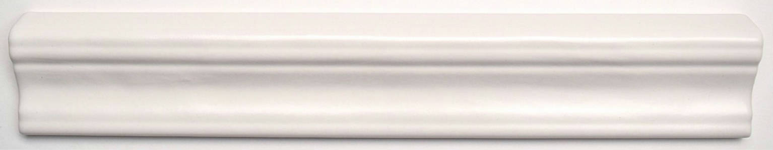 2X12 White Matte Chair Rail | Tiles By Kia