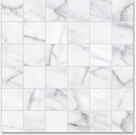 2X2 Carrara Mosaic | Tiles By Kia