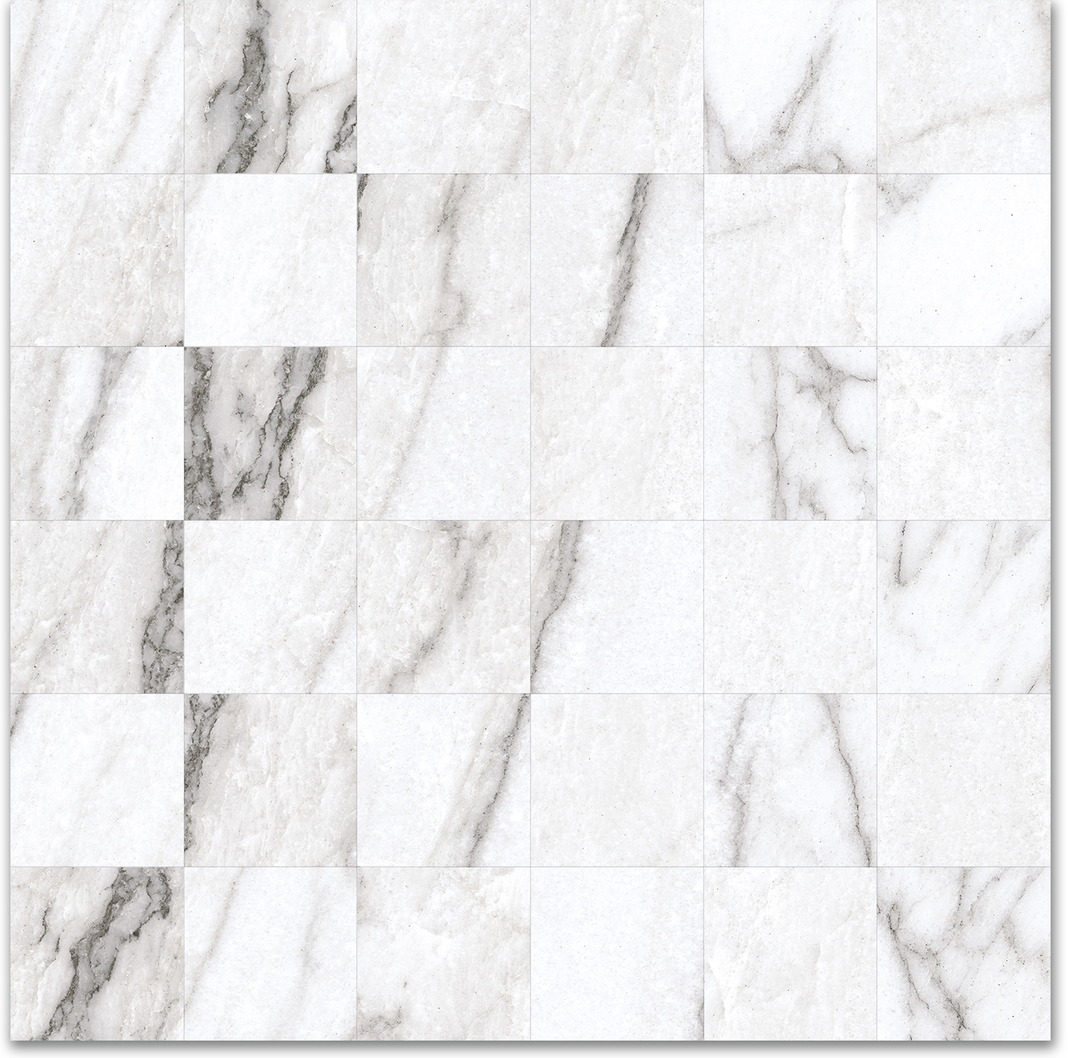 2X2 Mosaic-Matte Glamour White | Tiles By Kia