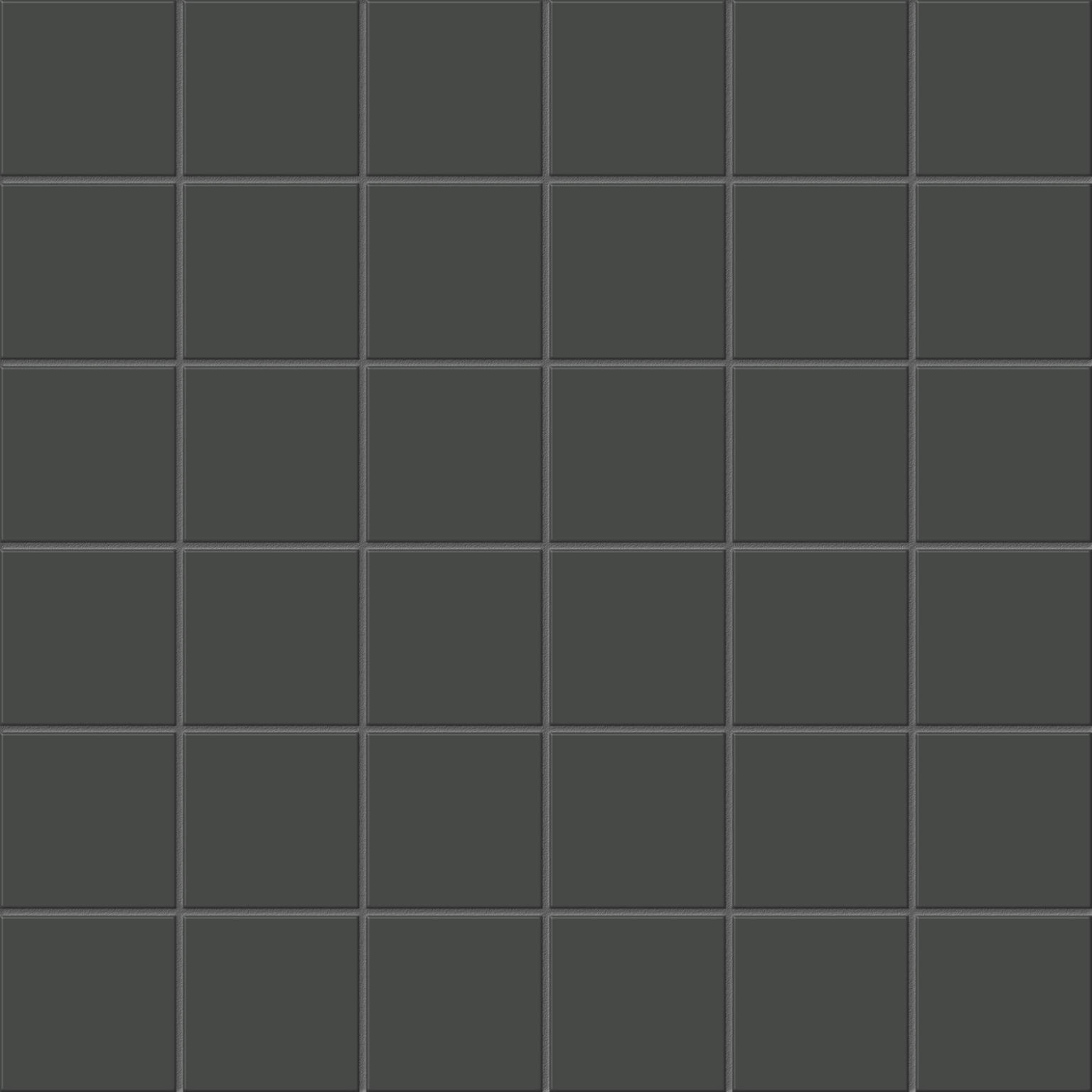 2X2 Retro Black Unglazed Matte Mosaic | Tiles By Kia