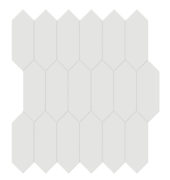 2x5 Vintage Grey Matte Picket Mosaic | Tiles By Kia