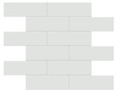 2x6 Gallery Grey Matte Brick Mosaic | Tiles By Kia