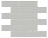 2x6 Loft Grey Matte Brick Mosaic | Tiles By Kia