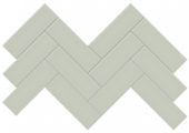 2x6 Soft Sage Glossy Herringbone Mosaic | Tiles By Kia
