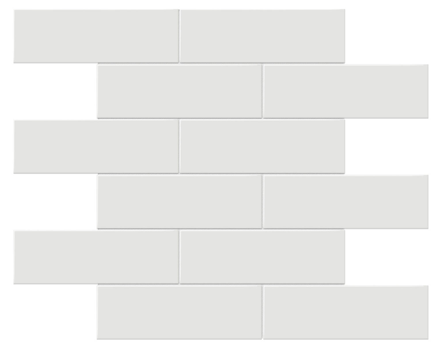 2x6 Vintage Grey Matte Brick Mosaic | Tiles By Kia