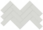 2x6 Warm Grey Matte Herringbone Mosaic | Tiles By Kia