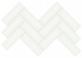 2x6 White Matte Herringbone Mosaic | Tiles By Kia