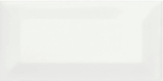 3X6 White Glossy Bevel | Tiles By Kia