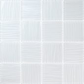 3"x3" White Glass Mosaic | Tiles By Kia