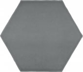 6" Anthracite Charcoal Glossy Hexagon | Tiles By Kia