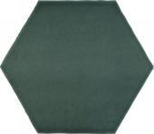 6" Brilliant Emerald Glossy Hexagon | Tiles By Kia