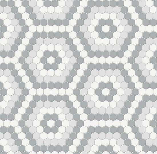 Afternoon Blend Matte Hexagon Pattern Mosaic | Tiles By Kia