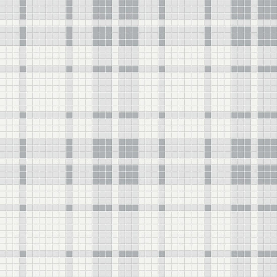 Afternoon Blend Matte Plaid Pattern Mosaic | Tiles By Kia