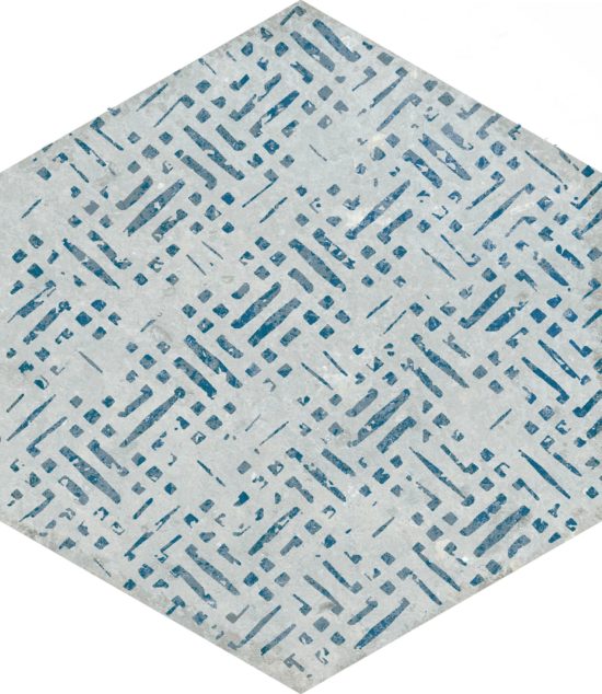 Alma 5.5X6.3 Grey Decor Hexagon | Tiles By Kia
