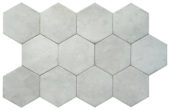 Alma 5.5X6.3 Grey Hexagon | Tiles By Kia