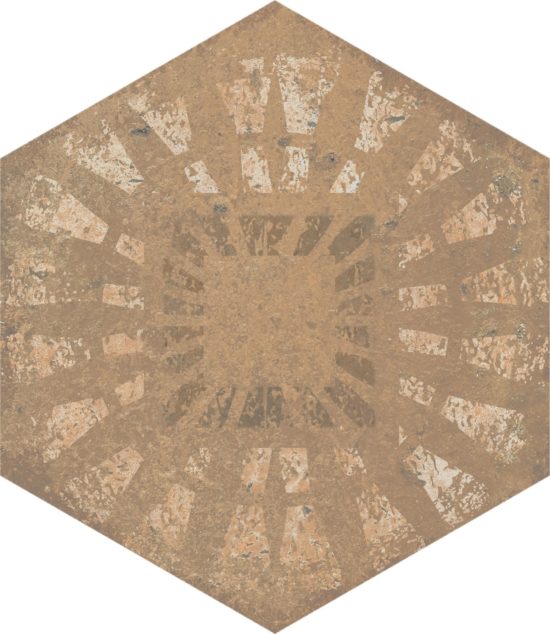 Alma 5.5X6.3 Sand Decor Hexagon | Tiles By Kia