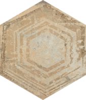 Alma 5.5X6.3 Sand Decor Hexagon | Tiles By Kia