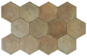 Alma 5.5X6.3 Terra Hexagon | Tiles By Kia