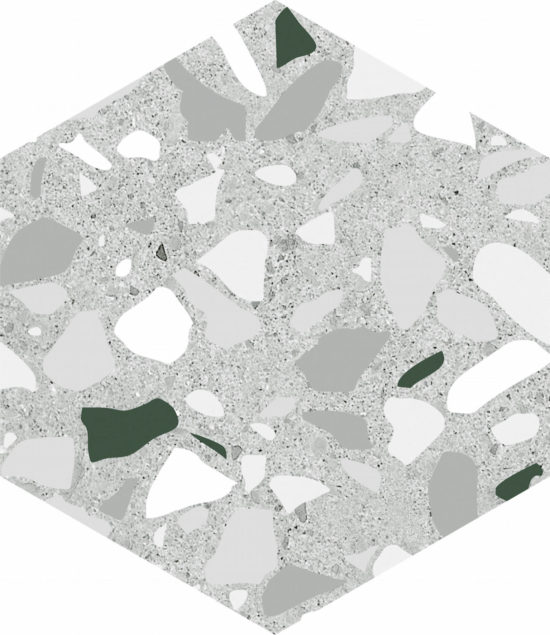 Altea 5.5X6.3” Grey Hexagon | Tiles By Kia
