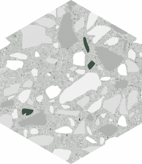 Altea 5.5X6.3” Grey Hexagon | Tiles By Kia