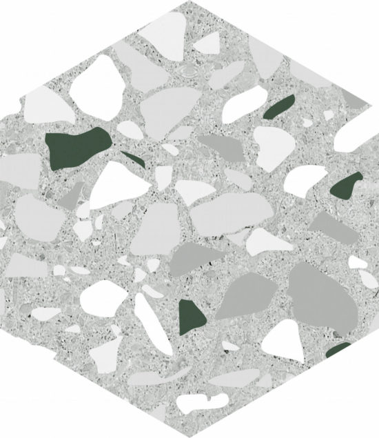 Altea 5.5X6.3” Grey Hexagon | Tiles By Kia