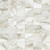 Amalfi Calacatta Honed 2X2 Mosaic | Tiles By Kia