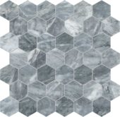 Aqua Intenso 2 Hexagon Mosaic | Tiles By Kia