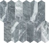 Aqua Intenso 2x6 Picket Mosaic | Tiles By Kia