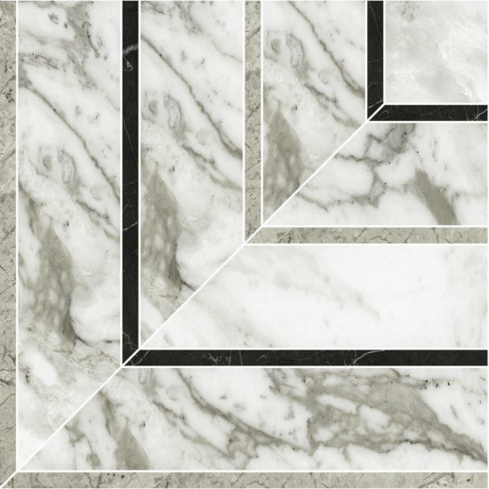 Arabescato Verona Honed Picco Mosaic | Tiles By Kia
