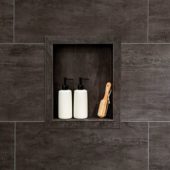 Ashen Slate Shower Niche 14.5x12 Inside | Tiles By Kia