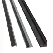 Black Ice 94" Trim Kit, 2 Inside Comers, 2 J Trims,  2 L Trims | Tiles By Kia