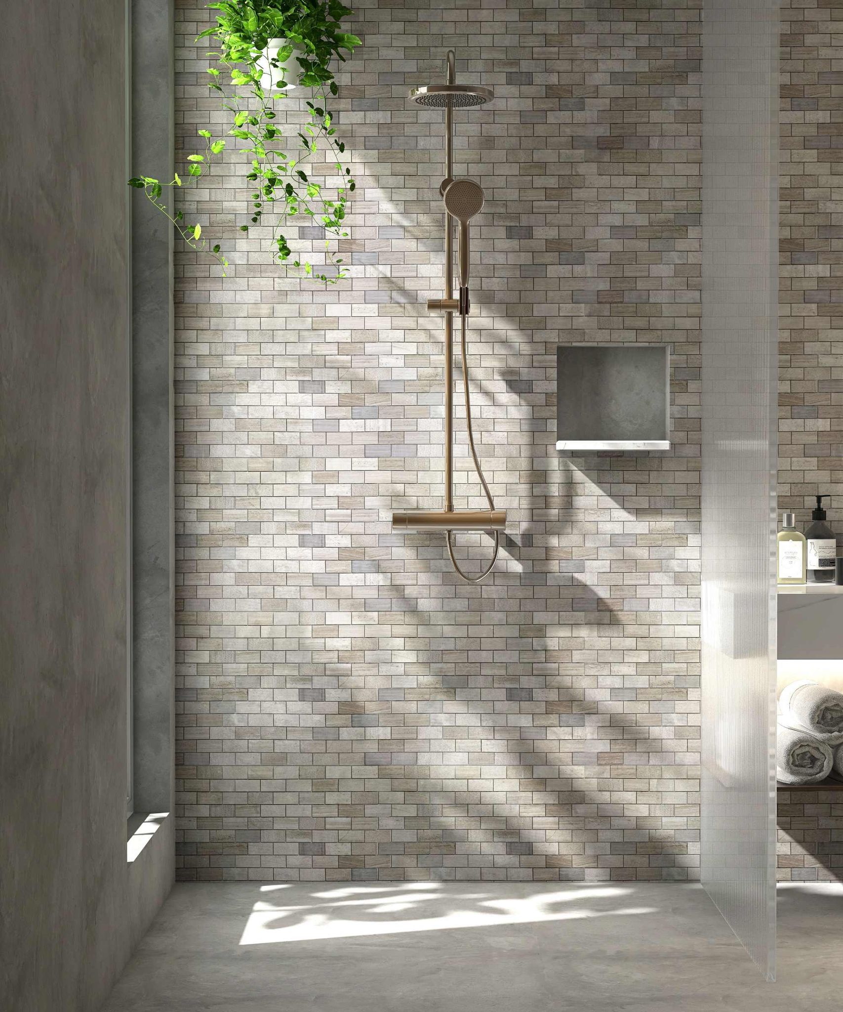 Brick Limestone Multi Finish Grey | Tiles By Kia