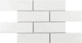 Brickwork Mosaic Matte-Gloss Pearl | Tiles By Kia