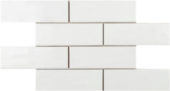 Brickwork Mosaic Matte Pearl | Tiles By Kia