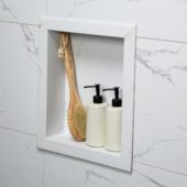 Carrara Marble Niche  14.5x12 inside | Tiles By Kia