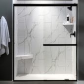 Carrara Marble Shower Wall Kit 36x60x78 | Tiles By Kia