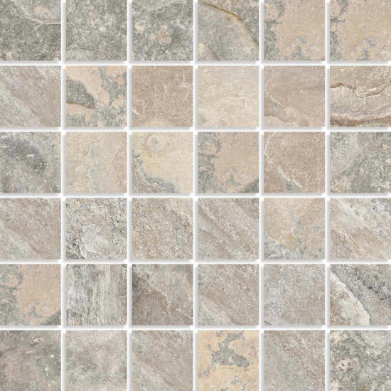 Chitwan Gris 2X2 Mosaic | Tiles By Kia